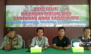 Media Banyuwangi Gelar Kegiatan Khitanan Massal dan Santunan Anak Yatim