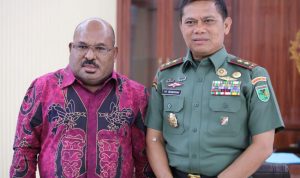 Panglima Kodam XVII Cenderawasih Kunjungi Gubernur Papua