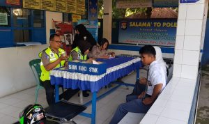 Sat Lantas Polres Polman Gelar Patroli Hunting System