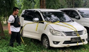 Polres Lampung Utara Temukan Mobil Wartawan Dufi