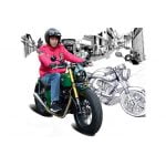 Jokowi Blusukan di Tangerang Pakai Motor Baru Marna Hijau