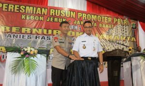 Gubernur DKI Jakarta dan Kapolda Metro Jaya Resmikan Rusun Promoter