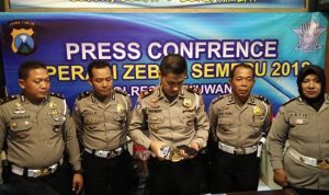 Tilang Operasi Zebra Semeru Polres Banyuwangi Tahun 2018 Menurun
