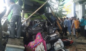 Truk Diduga Rem Blong Saat Turuni Fly Over Kretek, 4 Orang Meninggal