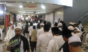 Peserta Reuni 212 Membludak, ke Toilet Pun Antri