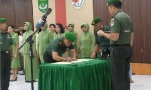 Sertijab Danramil Dipimpin Langsung Oleh Dandim 0503/JB