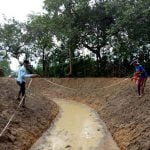 Normalisasi Kali Lamoniu Muna Barat Tuntas Dikerjakan