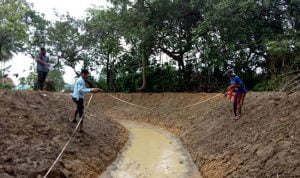 Normalisasi Kali Lamoniu Muna Barat Tuntas Dikerjakan