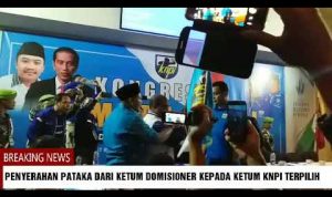 Serah Terima Pataka, Noer Fajriansyah Resmi Jadi Ketua DPP KNPI