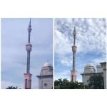 Menara Jakarta Islamic Centre Miring Berhasil Diperbaiki