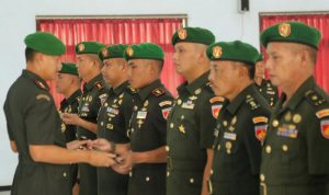 Dua Dandim Jajaran Korem 071 Wijayakusuma Diserahterimakan