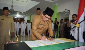 Walikota Padangsidimpuan Lantik 41 Orang Pejabat Eselon III dan IV