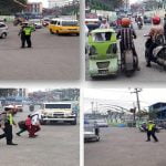 Sat Lantas Polres Padangsidimpuan Lakukan Kegiatan Rutin Gatur Lalin