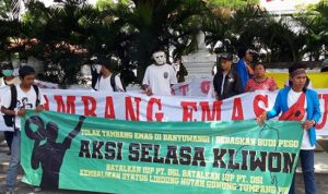Fraksi PPP DPRD Banyuwangi Dukung Aksi Tolak Tambang Tumpang Pitu
