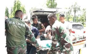 Anggota TNI Korban Kontak Tembak Mapenduma Dievakuasi ke Timika