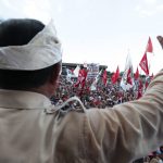 Prabowo Tegur Pendukungnya Yang Menghina Jokowi Saat Kampanye di Bali