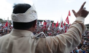 Prabowo Tegur Pendukungnya Yang Menghina Jokowi Saat Kampanye di Bali