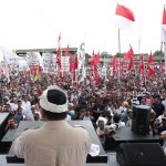 Prabowo Bangga Spanduk Pendukungnya dari Karung Beras