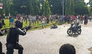 Pengamanan Pemilu 2019 di Muna Sulawesi Tenggara Berakhir Rusuh