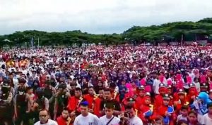 Acara MRSF Polres Muna Dihadiri Puluhan Ribu Masyarakat