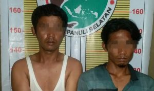 Dua Warga Tapanuli Utara Ini Ditangkap di SPBU Karena Sabu