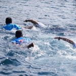 Sandiaga Uno Terjun Ke Laut Guna Temui Warga Sekitar Mansinam Beach