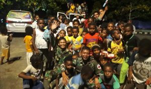 Trauma Healing Anak-Anak Korban Banjir Bandang Sentani Jayapura