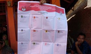 Surat Suara Caleg DPRD Kota Bengkulu TPS 21 Lingkar Barat Tertukar