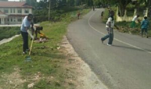 Bupati Maybrat Ajak Masyrakat TNI Dan Polri Jumat Bersih