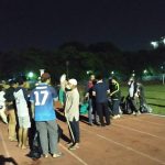 Pendukung Prabowo Sapu Sampah Jokowi di Stadion Sriwedari