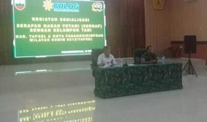 Kodim 0212 dan Bulog Sub Divre IV Padangsidimpuan Sosialisasi Sergap