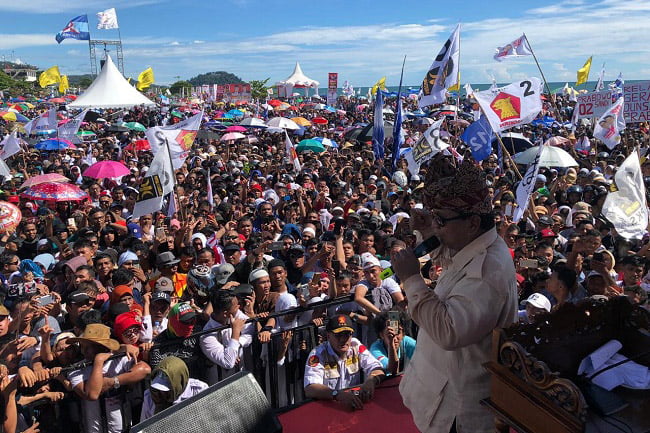 Prabowo: Maaf Saya Tidak Memberi Amplop, Saya Beri Jiwa dan Raga