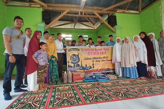FB Safari Ramadhan Intelkam Polres Muna Sambangi Ponpes di Labunti