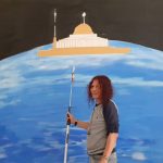 Paolo, Pelukis Ukuran Raksasa Lobi Masjid Jakarta Islamic Centre