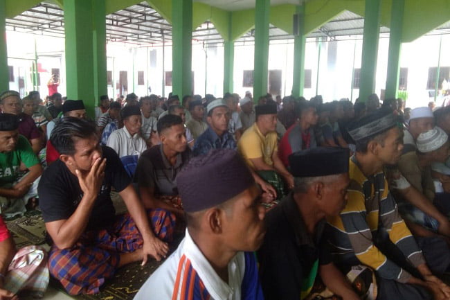 Suasana Tim Kanwil Kemenkumham Gelar Safari Ramadhan di Rutan Muna 