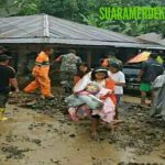 Banjir Bandang Hantam Desa Tarutung Baru Padangsidimpuan