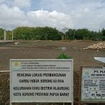 Pengerjaan Gardu Induk 60 MVA di Giwu Kota Sorong Mangkrak