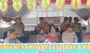 Inspektorat Polda Sultra Tinjau Posko Terpadu di Muna