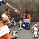 Kepolisian Gelar Pra Rekonstruksi Penjarahan Mobil Brimob