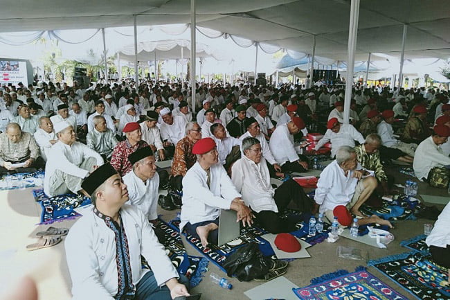 Ribuan Purnawirawan TNI Gelar Halal Bi Halal di Masjid At Tin