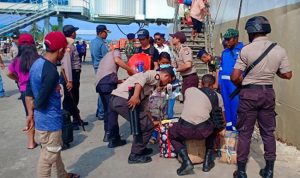 Polsek KP3 Laut Lakukan Operasi Ketupat Di Pelabuhan Sorong