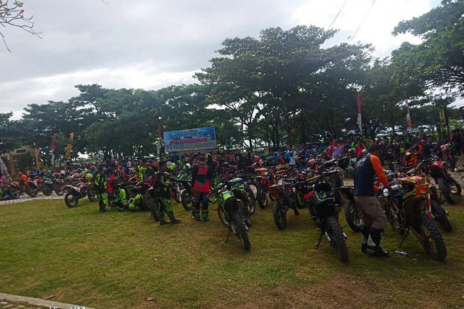 367 Anggota Komunitas Motor Trail di ODEW2B