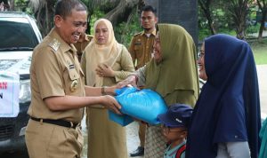 Wajo2 Halal Bihalal Kabupaten Wajo Disertai Penyerahan Bantuan Korban Banjir