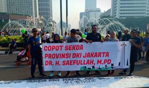 Pemuda dan Mahasiswa Gelar Petisi Copot Sekda DKI Jakarta
