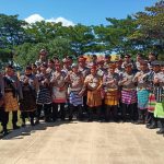 Anggota Polres Muna Ikut Karnaval, Siap Amankan HUT Muna