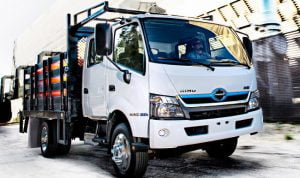 HMSI Tampilkan Hino Dutro Hybrid di GIAAS 2019