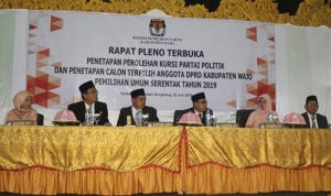 KPUD Wajo Gelar Rapat Pleno Terbuka Perolehan Kursi DPRD