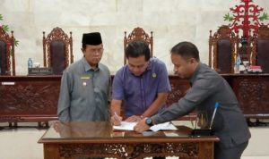 Pemda dan DPRD Kapuas Tandatangani Nota Kesepakatan KUA PPAS APBD-P 2019