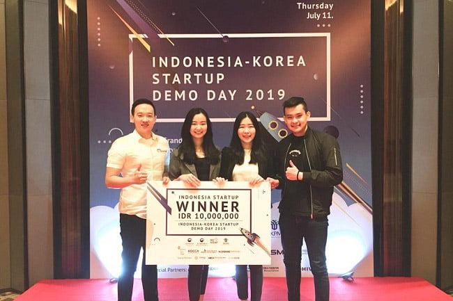Tim Mhomecare Menang di Indonesia-Korea Startup Demo Day 2019
