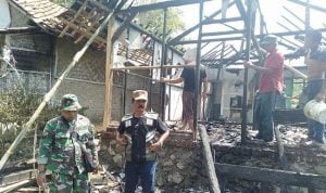 Baru Selesai Dibangun Satgas TMMD, Rumahnya Terbakar